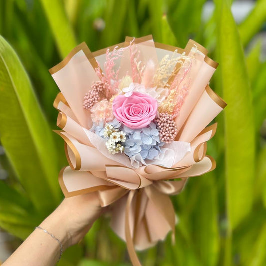 Preserved rose bouquet- 1 rose (Blush Pink)
