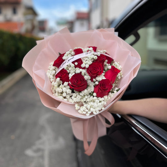 Be Mine- 12 rose bouquet