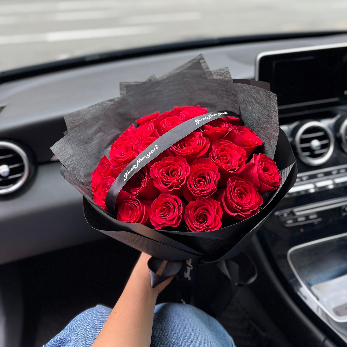 Black Love- 26 rose bouquet